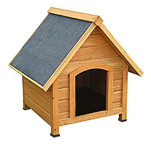 Hundehütte Satacnut, Hundehaus, Massiv Holz, Spitzdach