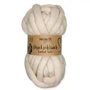 Strickschlauch HALBACH 12m lang 100g waschbar Creme