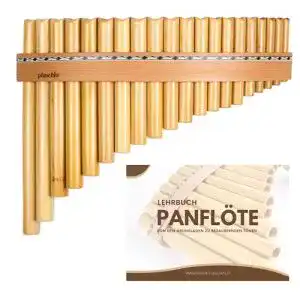 Panflöte Plaschke Instruments aus Bambus mit 20 Töne-Rohre