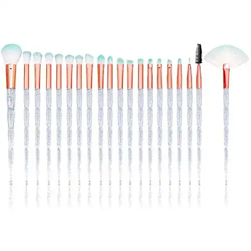 Pinselset Sunshine smile 20pcs Make up Pinsel Set, Einhorn