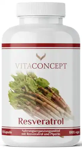 Resveratrol-Kapseln VITACONCEPT PRAXIS FÜR ANTI-AGING