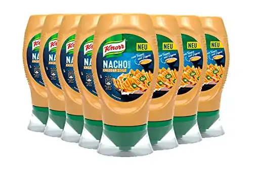 Käsedip Knorr Nacho Sauce Cheddar Style Dip, 8 x 250 ml