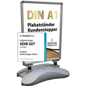 Kundenstopper Dreifke Plakatständer Keitum Wind Line DIN A1