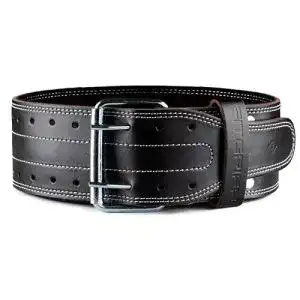 Gewichthebergürtel Fitgriff Profi – 100% Echtleder Gürtel (Black, S)