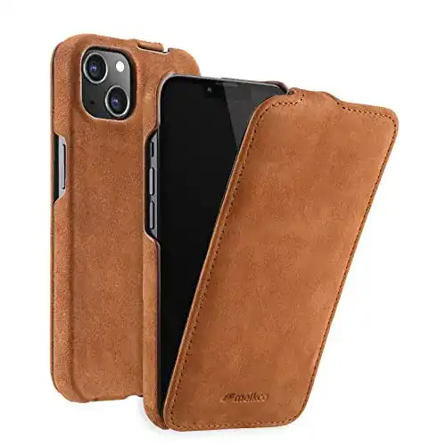 iPhone-13-mini-Leder-Case MELCKO Hülle für Apple iPhone 13