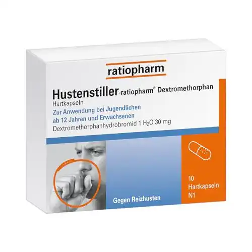 Hustenstiller Ratiopharm ratioph.Dextromethorphan Kapseln 10 St