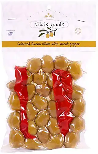 Grüne Oliven Nikis Goods 1x 200g | Oliven aus Griechenland