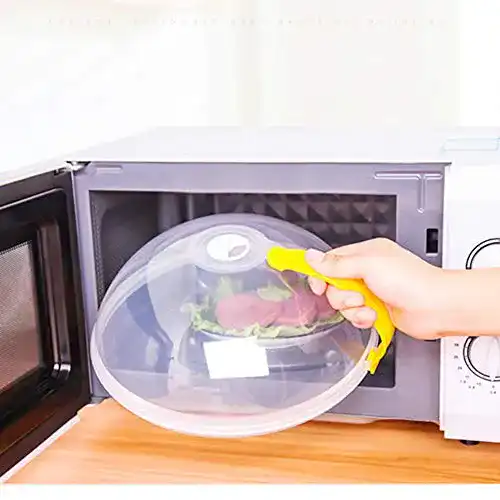 Mikrowellendeckel Anjien, mit Griff, Transparent, Ø 26.5CM