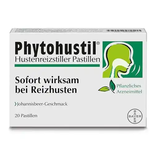 Die beste Hustenstiller Phytohustil, 20er Packung, Hustenreizstiller Pastillen 2026 Test Bestseller Hustenstiller Phytohustil, 20er Packung, Hustenreizstiller Pastillen