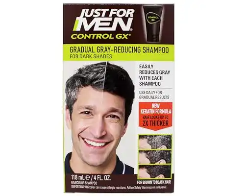 Shampoo gegen graue Haare Just for men ControlGX grau 147ml