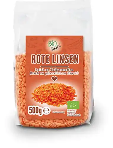 Rote Linsen Biogustí Bio, 500 g