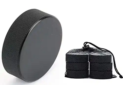 Eishockey-Puck Tebery 6 Stück Eishockey Puck Classic
