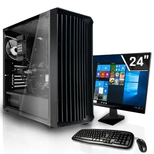 Komplett-PC SYSTEMTREFF Komplett PC-Paket Set, 8GB DDR4