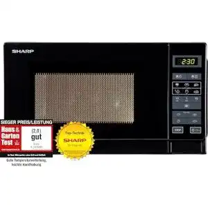 Sharp-Mikrowelle SHARP R242BKW Solo-Mikrowelle 20 L