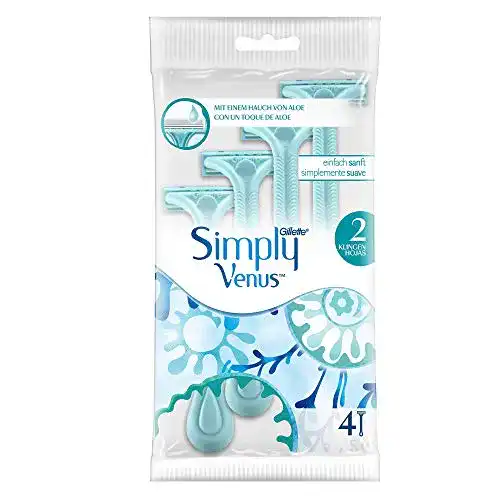 Die beste Gillette Venus Gillette Venus Simply, 4 Rasierer mit Doppelklinge 2026 Test Bestseller Gillette Venus Gillette Venus Simply, 4 Rasierer mit Doppelklinge