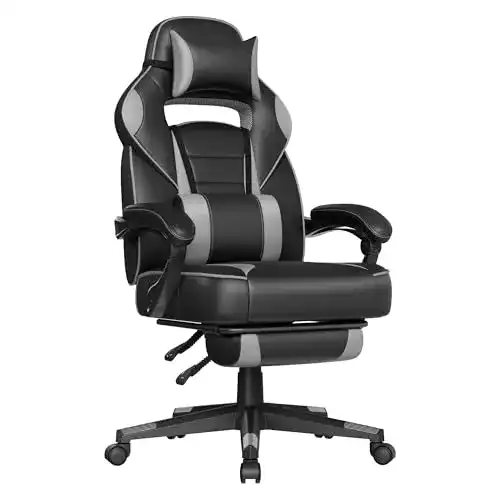 Songmics-Gaming-Stuhl SONGMICS Gamingstuhl, mit Fußstütze