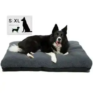 Hundekissen ZOLLNER Hundebett, 67×90 cm, waschbar, grau