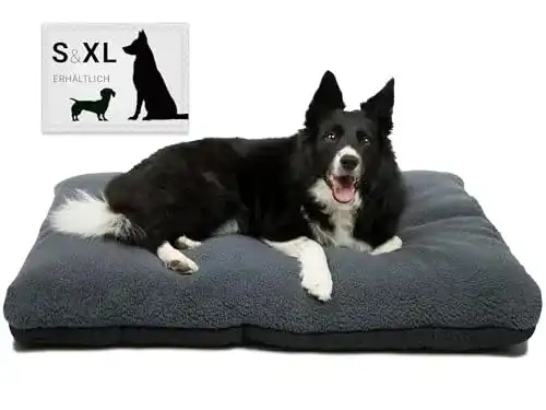 Hundekissen ZOLLNER Hundebett, 67×90 cm, waschbar, grau