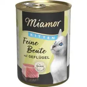 Miamor-Katzenfutter Miamor Feine Beute Kitten Geflügel 12x400g
