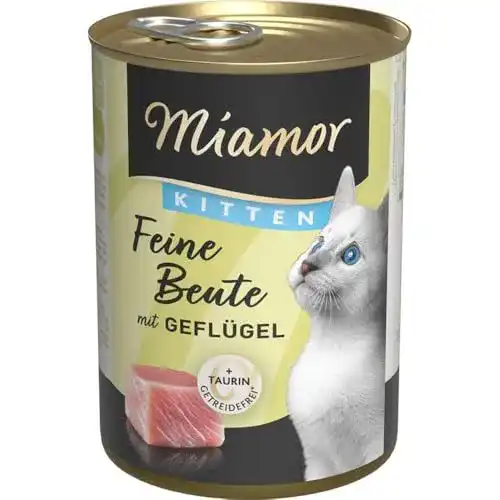 Miamor-Katzenfutter Miamor Feine Beute Kitten Geflügel 12x400g