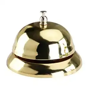 Tischglocke Toyvian Handglocke Tischklingel, Golden