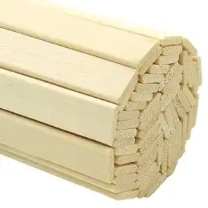 Bambusleiste Worown 120 Stück, 40 cm Länge x 0,9 cm Breite