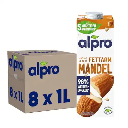 Mandelmilch Alpro Drink Mandel, 8er Pack (8 x 1 l)