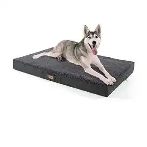 Orthopädisches Hundebett brunolie Balu Hundebett in Grau