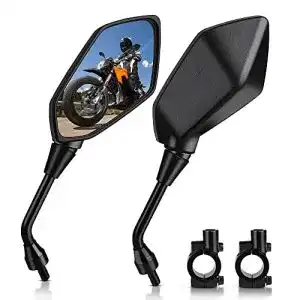 Motorradspiegel MICTUNING Motorrad Rückspiegel Seitenspiegel