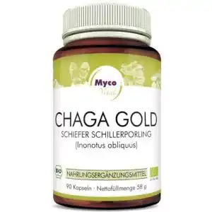 Chaga MycoVital Gold Pilzpulver-Kapseln, 93 Pilz-Kapseln je 750mg