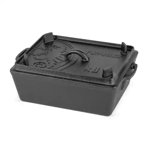 Brotbackform mit Deckel Petromax Kastenform K8, Gusseisen