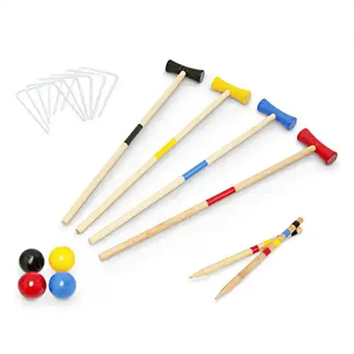 Krocket-Spiel Unbekannt Crocket Spiel bis zu 4 Spieler