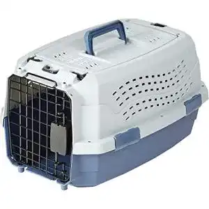 Hundebox Kunststoff Amazon Basics Transportbox, 2 Türen