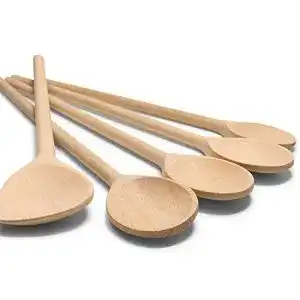 Kochlöffel (Holz) RSW24 ® 5-TLG Kochlöffel-Set, 25-35cm Länge