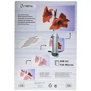 Laminierfolie-A3 Olympia Laminierfolien DIN A3, 125 Mikron