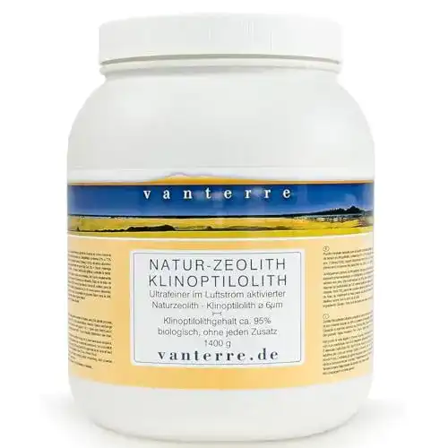 Zeolith-Pulver vanterre 1400g ZEOLITH, KLINOPTILOLITH ø 6µm