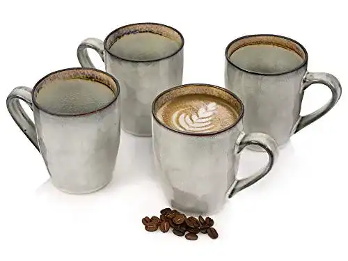 Kaffeeservice Sänger SÄNGER Kaffeebecher Set Capri Steingut