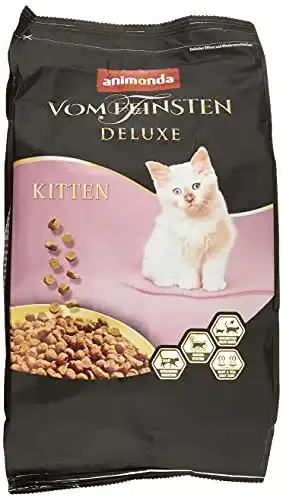 Die beste Katzen-Trockenfutter animonda Vom Feinsten Deluxe Kitten 2026 Test Bestseller Katzen-Trockenfutter animonda Vom Feinsten Deluxe Kitten