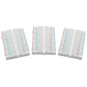 Breadboard ALLDREI 3sets 400 Kontakte Steckbrett