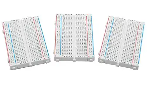 Breadboard ALLDREI 3sets 400 Kontakte Steckbrett