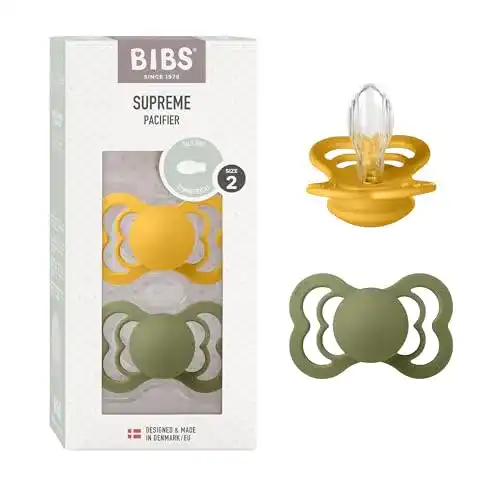 BIBS-Schnuller Bibs Supreme Schnuller 2er-Pack, BPA-frei