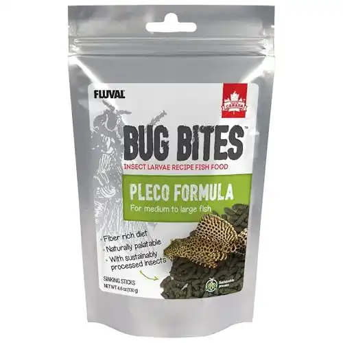 Insektenmehl Fluval Bug Bites Fischfutter mit Insektenlarven, 130g
