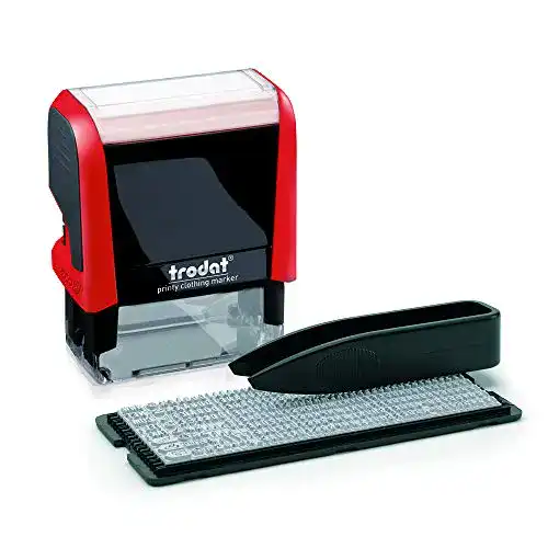 Textilstempel trodat zum Selbst Setzen Printy 4911, Schwarz