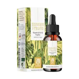 Vitamin D3 NATURTREU K2 Tropfen hochdosiert und vegan
