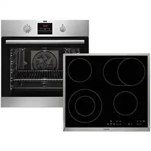 AEG-Backofen AEG BPS331 Set Pyrolyse Backofen BPS33102ZM