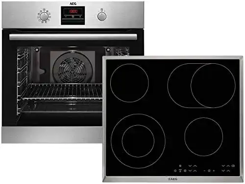 AEG-Backofen AEG BPS331 Set Pyrolyse Backofen BPS33102ZM