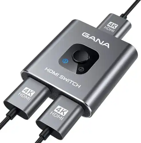 HDMI-Splitter 1 in 2 out GANA HDMI Splitter HDMI Switch