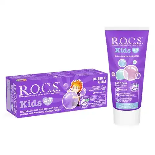 Rocs-Zahnpasta rocs R.O.C.S. Kids Zahnpasta Bubble Gum