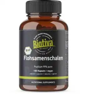 Flohsamenschalen-Kapseln Biotiva Flohsamenschalen 150 Stück