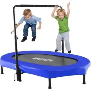 Trampolin oval ANCHEER Kindertrampolin, Garten Trampolin